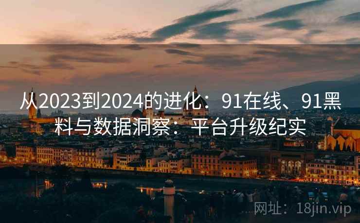 从2023到2024的进化：91在线、91黑料与数据洞察：平台升级纪实