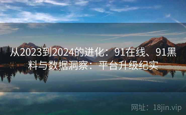 从2023到2024的进化：91在线、91黑料与数据洞察：平台升级纪实