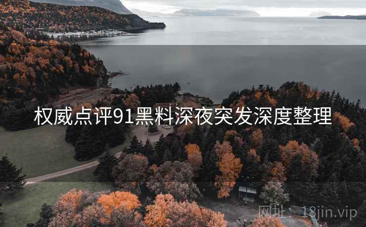 权威点评91黑料深夜突发深度整理