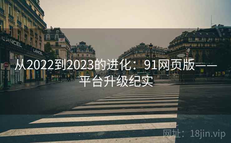 从2022到2023的进化：91网页版——平台升级纪实